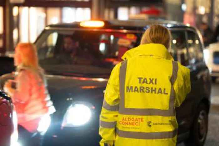 Taxi Marshals Supporting Aldgate’s Night-Time Economy
