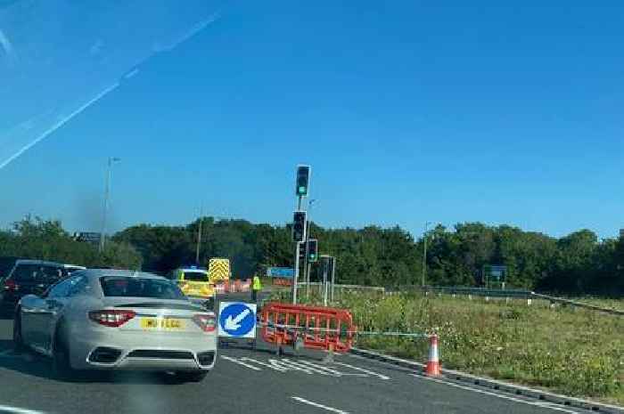 Firearms suspect arrested as dramatic M4 police chase ends in crash