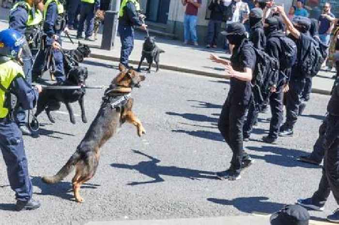 Police update after Bristol city centre protest clashes