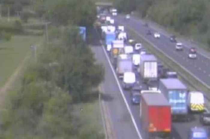 Live: M5 traffic stopped after multi-vehicle crash near Tewkesbury