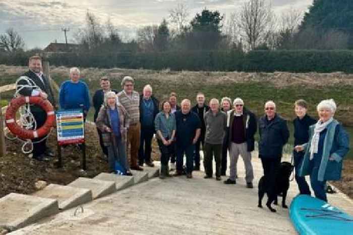 New slipway which aims to bring Louth Canal back into use after 100 years opens