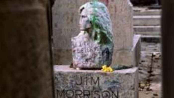 Stolen Jim Morrison graveside bust found by chance after 37 years