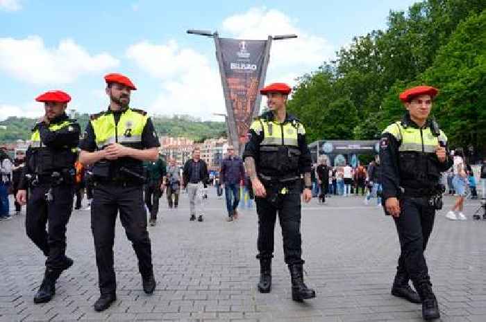 Bilbao police launch 'biggest operation ever' as Man Utd and Spurs fans brawl in the streets