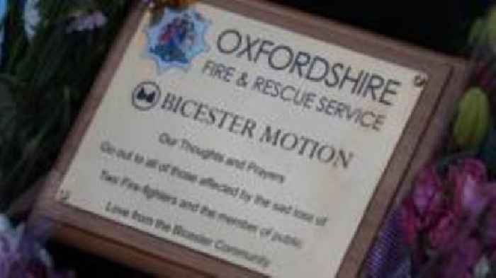 Gold plaques pay tribute to Bicester fire victims