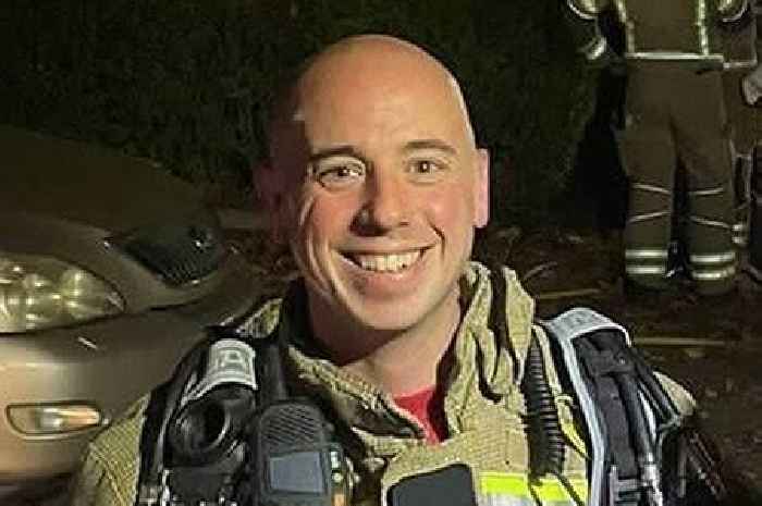 Firefighter killed in blaze at former RAF base 'true definition of a hero', family says