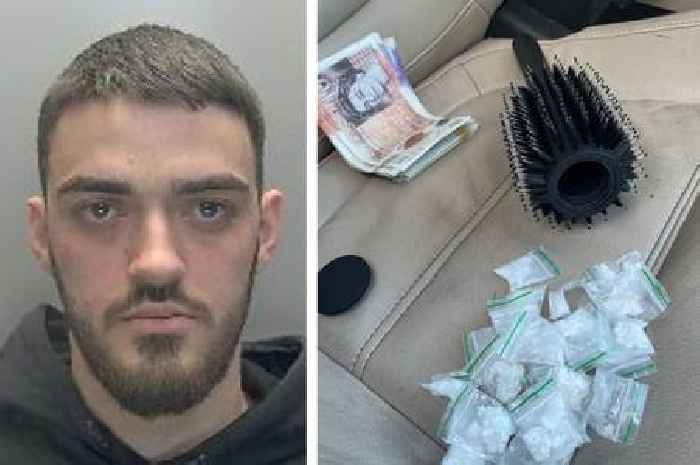 Cambs drug dealer hid stash of cocaine inside a hairbrush