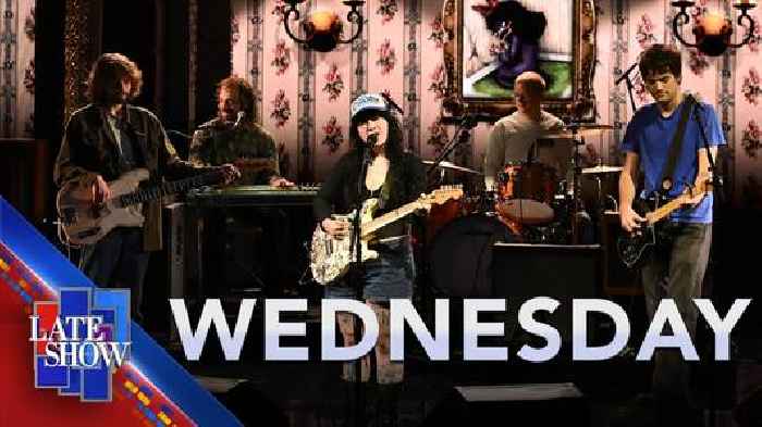 Watch Wednesday Make Their TV Debut, Playing “Elderberry Wine” On Colbert