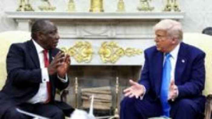 White crosses shown by Trump not graves, says man who erected them