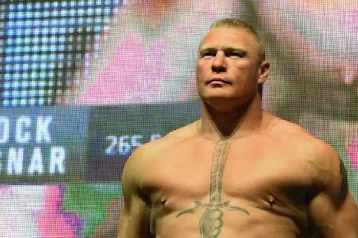 Rarely-seen WWE star Brock Lesnar unrecognisable in new photo alongside wife Sable