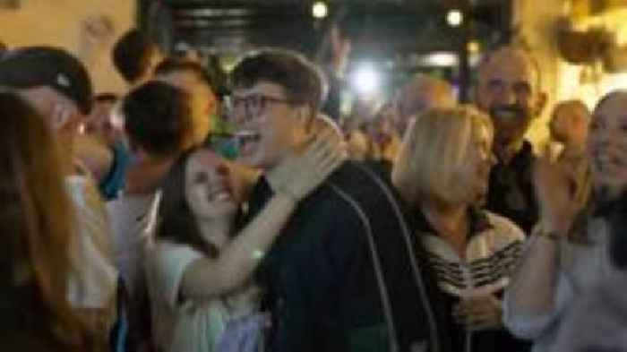 Watch: Spurs fans celebrate Europa League win