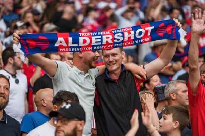 Plans for Aldershot FC stadium shake-up halts sale of some season tickets weeks after FA Trophy win