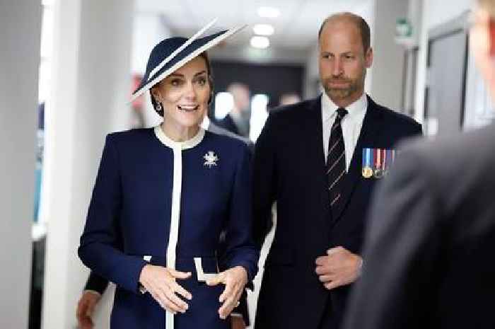 Kate joins William in Scotland with sweet admission about kids while naming Royal Navy warship