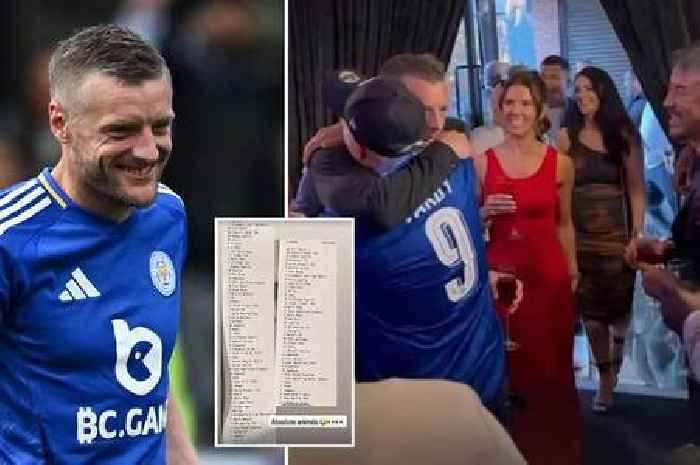 Rebekah Vardy shares eye-watering bar tab from husband Jamie's Leicester City swansong party
