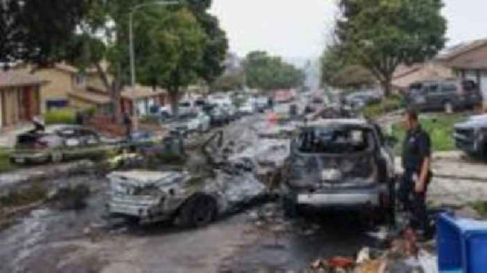 'Multiple fatalities' after small plane crash in San Diego neighbourhood