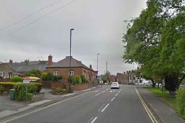 Live traffic updates as Derbyshire village road closed after car and motorbike crash