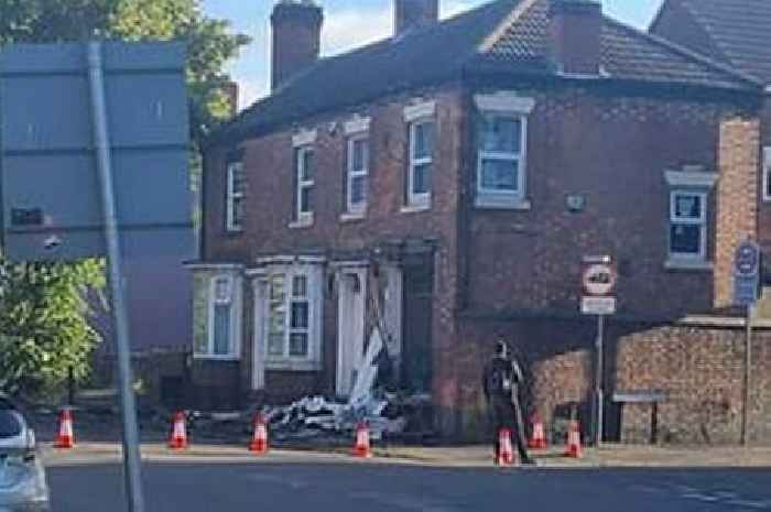 Motorcyclist and driver taken to hospital after crash on major Burton road