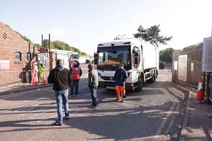 Council 'playing games' claim at bin strike picket lines after 'small number of wagons deployed'