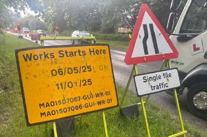 Work on crucial road upgrades between Guildford and Woking continue ahead of 1,550 home project
