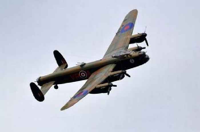 Lancaster Bomber and Dakota over North Staffordshire this Bank Holiday weekend