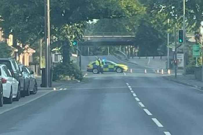 Live updates as police shut Staffordshire road after crash