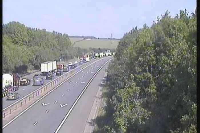 Live M11 updates as crash causes lane closure and traffic delays