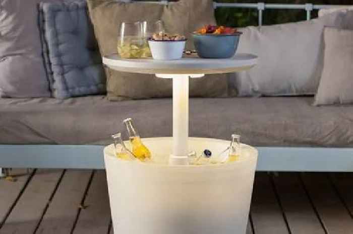 Dunelm drops price of 'stylish' ice bucket table that 'looks awesome' on patio