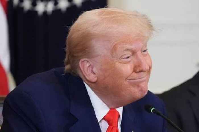 Donald Trump 'looks embarrassed' by woman's reaction at White House meeting