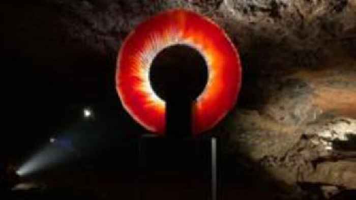 Sculpture trail lures art lovers 100ft below ground
