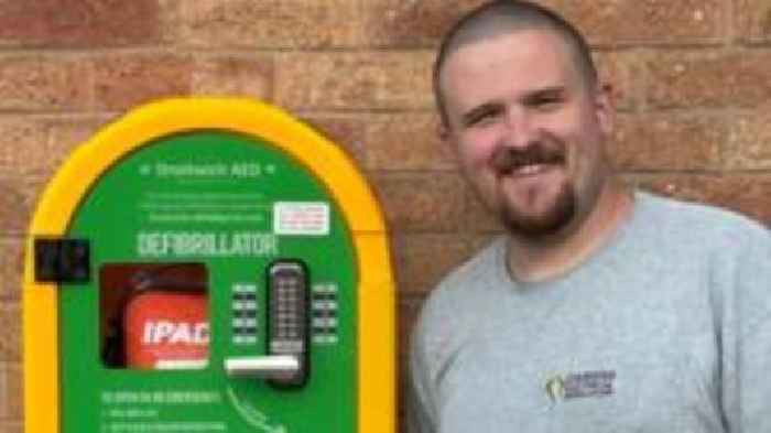 Couple fit 50th defibrillator in friend's memory