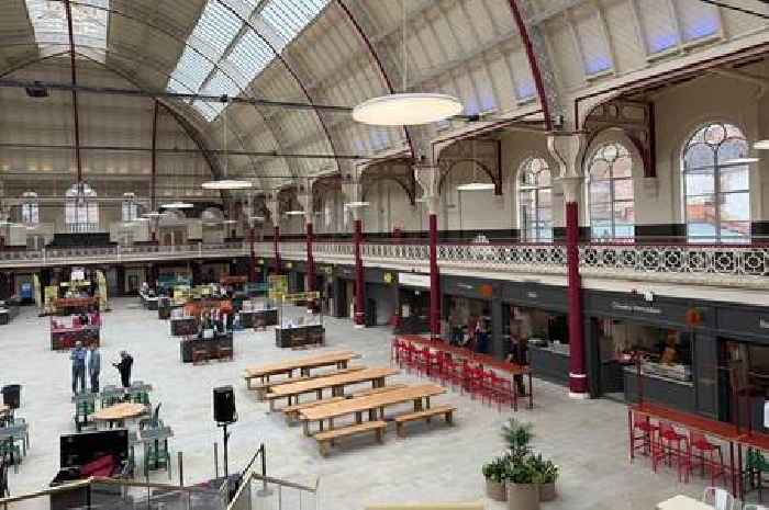 Derby Market Hall: Potentially a great venue if people are prepared to visit and buy from it