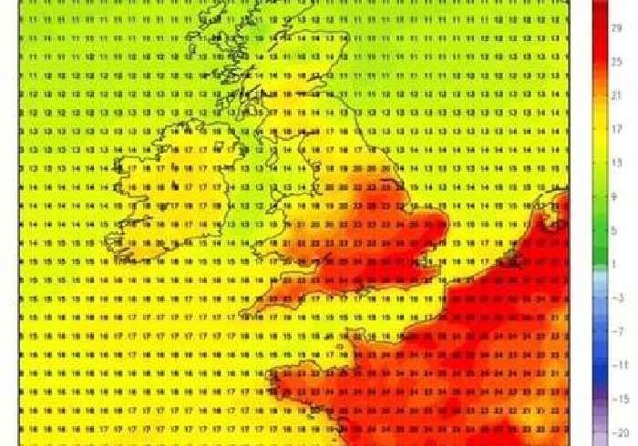 UK weather maps show 45 counties to enjoy 'mini-heatwave' in coming days