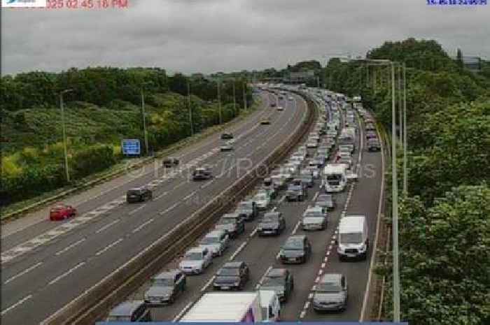 M5 crash sees two lanes closed and heavy traffic - live updates