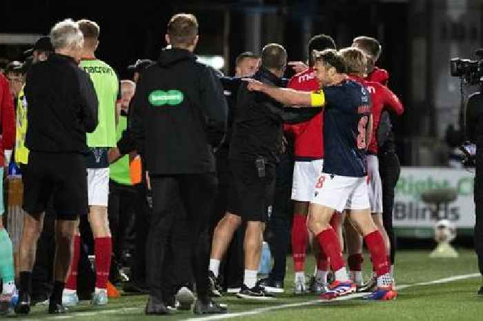Livingston issue lifetime ban for 'mindless idiot' in alleged spitting incident at Premiership play-off clash