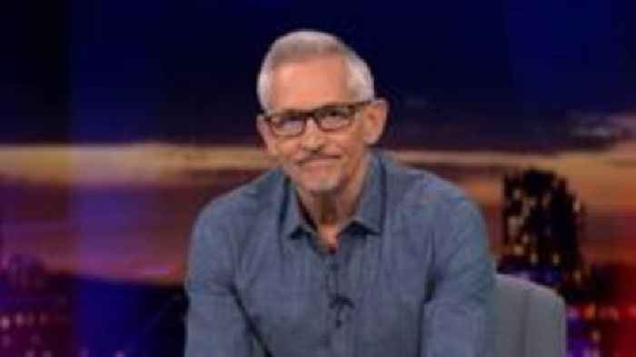 Gary Lineker signs off from final Match of the Day