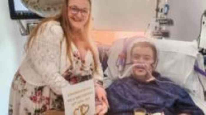 'Love conquers all' - couple marry on intensive care unit