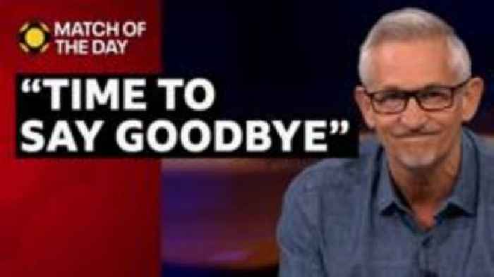 'It's been so special' - Lineker's final Match of the Day sign-off