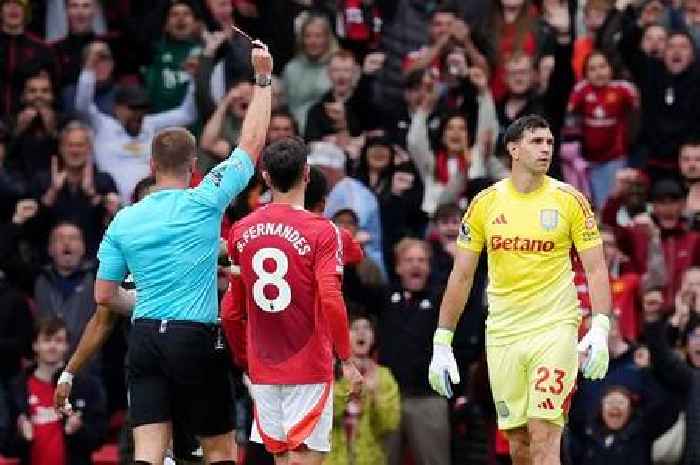 Mike Dean provides new Emiliano Martinez Aston Villa red card verdict - 'There is doubt'