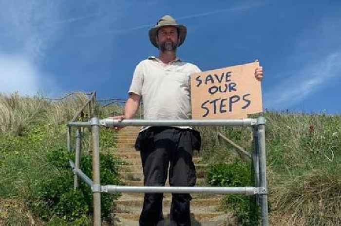 Praa Sands frustrated villagers go into battle over threatened beach steps