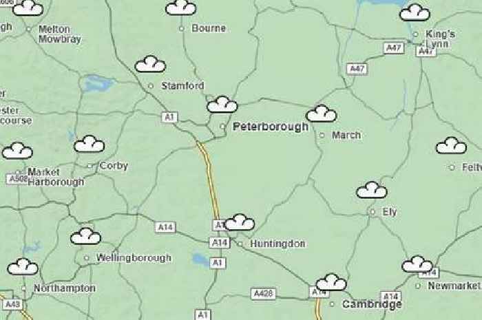 Met Office forecasts wet bank holiday Monday for Cambridgeshire