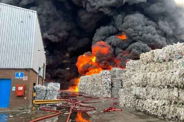 Rushden fire: Roads reopen near industrial estate where huge fire broke out near Cambridgeshire