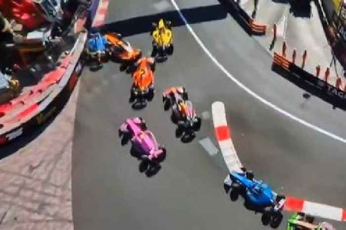 Horror 12-car pile up at Monaco GP sees medics rush to scene as commentators left in stunned silence