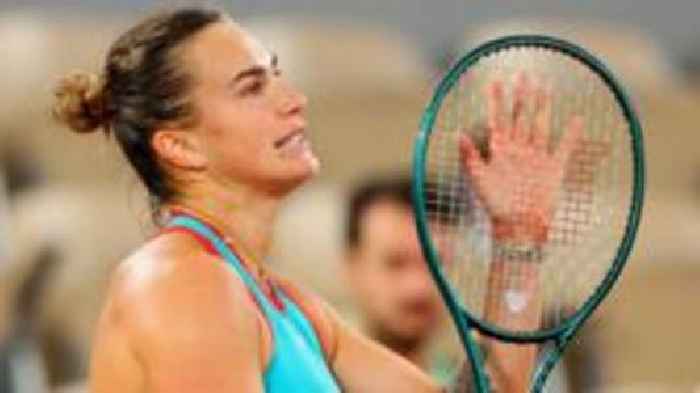 Sabalenka races to French Open first-round win