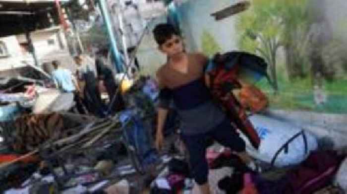 Israeli strike kills dozens sheltering in Gaza school, officials say