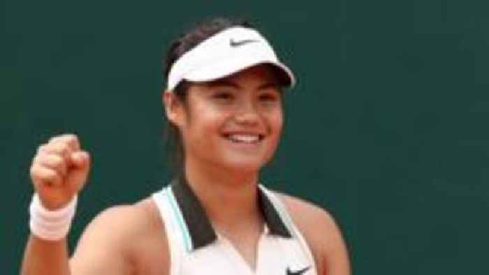 Ill Raducanu battles to win on French Open return