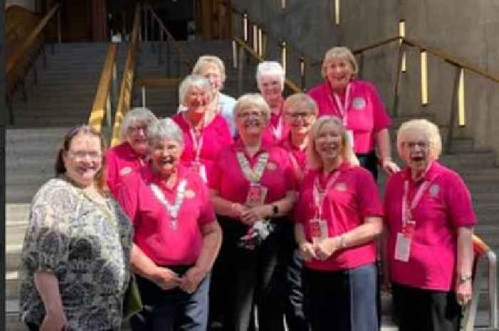 Motherwell and Wishaw Inner Wheel Club members enjoy Scottish Parliament visit