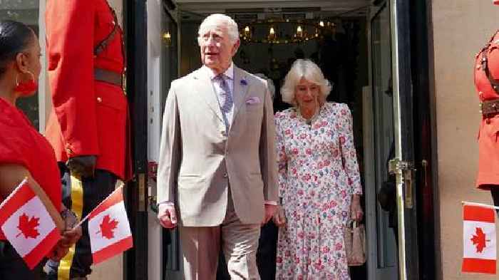 'Momentous occasion' as King heads for Canada