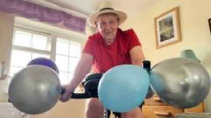 RAF vet, 100, puts longevity down to daily cycling
