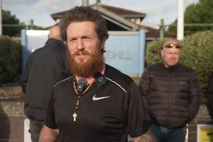 Tommy Robinson pictured with beard as he's released from prison