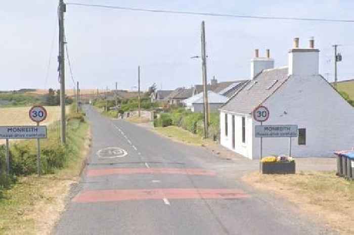 Girl, 8, rushed to hospital after car crash in Scots village as road closed