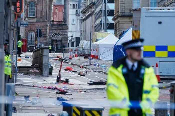Liverpool crash witness saw driver being 'carried away' by sea of cops